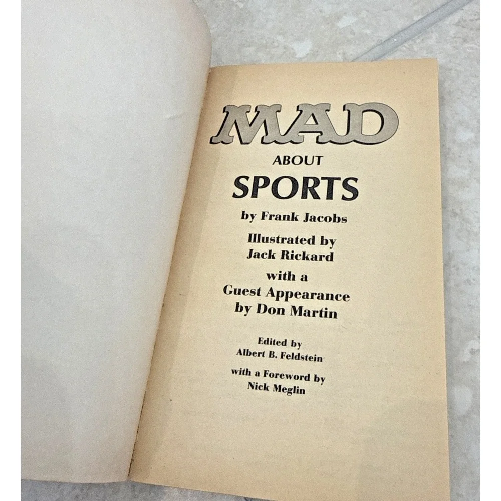 Mad‎ About Sports Warner Paperback Library Edition 1972 First Printing